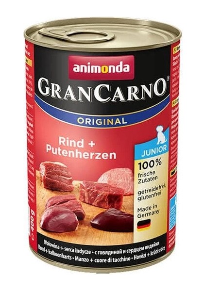 Animonda Biftek ve Hindili Yavru Köpek Konservesi 400 gr