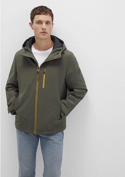 Kapüşonlu Yeşil Ceket 0110606-88487 fiyatları