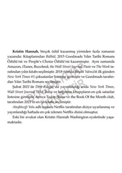 Ateşböceği Yolu - Kristin Hannah modelleri