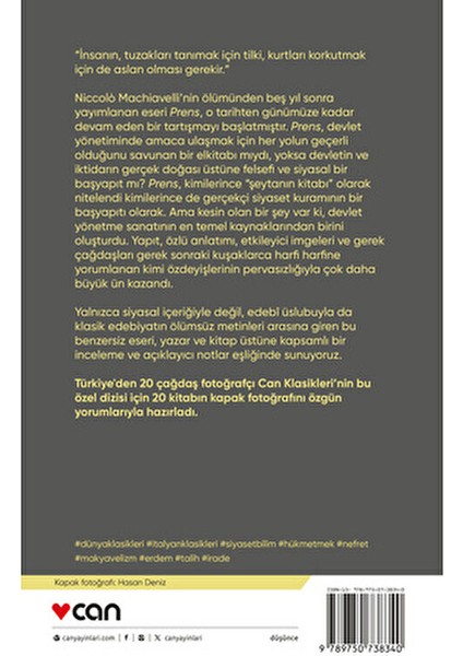 Prens - Niccolo Machiavelli modelleri