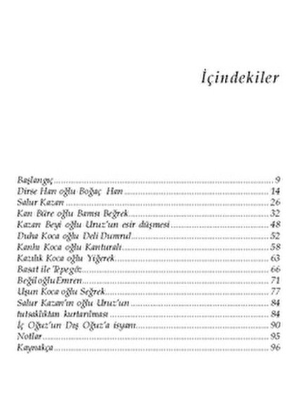 Dede Korkut Hikayeleri - Yusuf Karahal modelleri