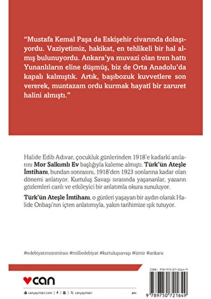 Türk'ün Ateşle İmtihanı - Halide Edib Adıvar modelleri
