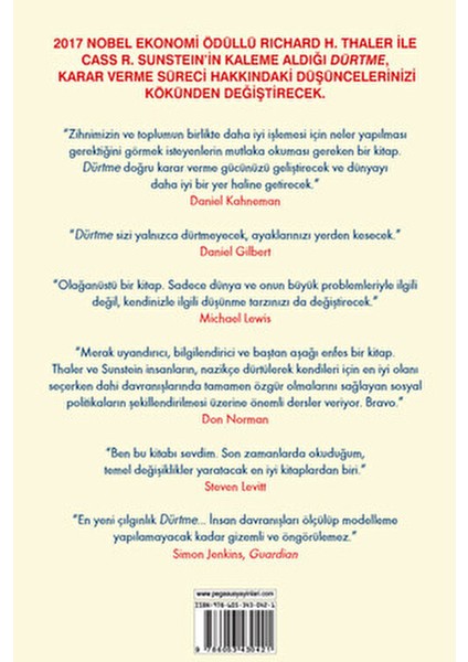 Dürtme - Richard H. Thaler modelleri