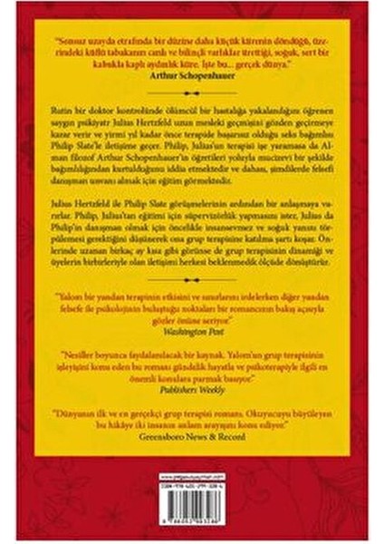 Bugünü Yaşama Arzusu Schopenhauer Tedavisi - Irvin D. Yalom fiyatları
