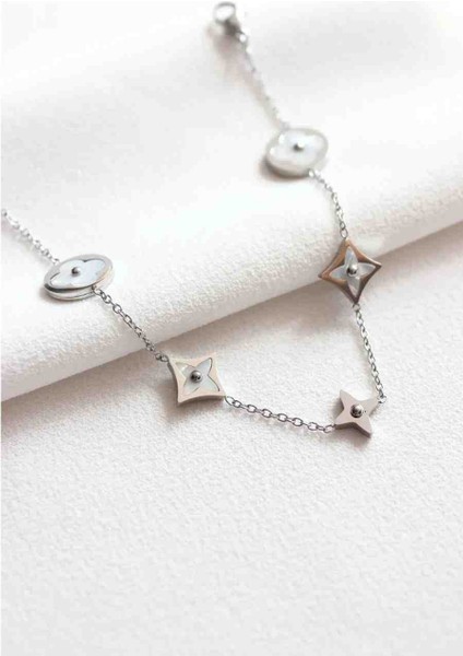 Silver Lotus Mini Model Çelik Bileklik indirimleri