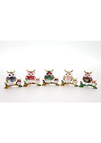 Swaroski 2'li Baykuş ALK2029 ( Lisinya )