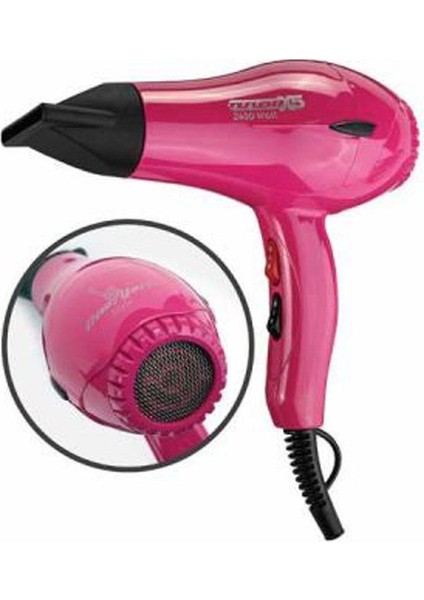 Mor Renkli Şık Fön Makinesi, Hızlı ve Güçlü Kurutma Özelliği