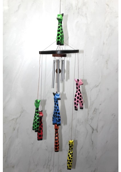 Ahşap Zürafali Rüzgar Çani Sayang:3 ( Lisinya )