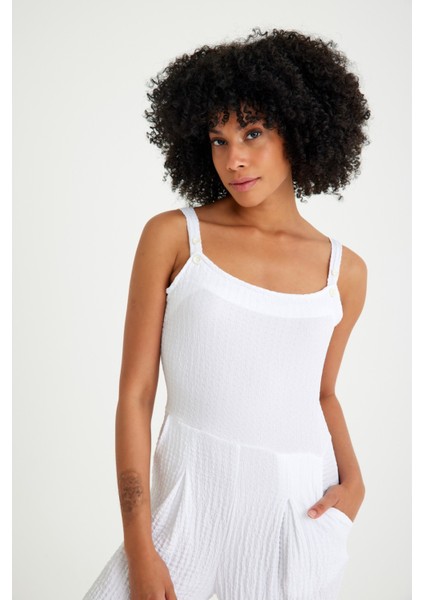 Yazlık Günlük Salaş Kadın Tulum