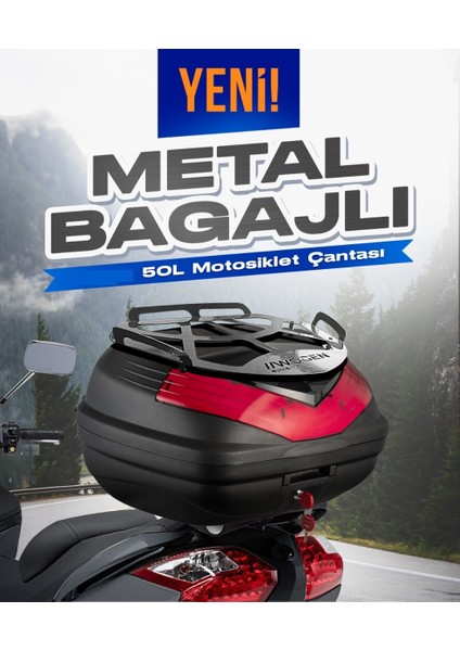 WG50 Basic Metal Bagajlı Çanta (Siyah)