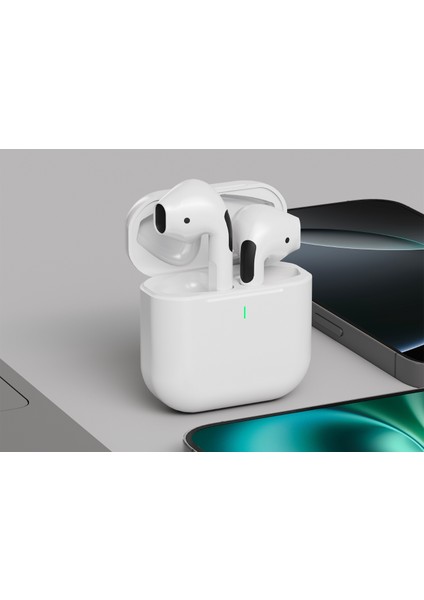 APC-TWS01 Beyaz V5.1 260MAH Silikon Kılıflı Lightning Girişli Bluetooth Mikrofonlu Kulaklık fırsatları