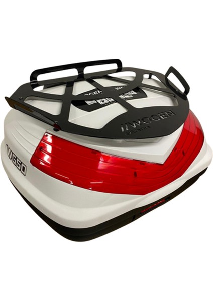 WG50 Basic Metal Bagajlı Çanta (Beyaz) + Karbon Dizlik Hediyeli fırsatları