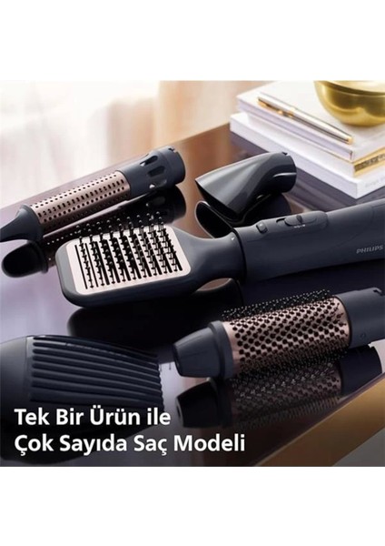 5'i 1 Arada Saç Şekillendirme ve Kurutma Seti, Argan Yağı, Seramik Kaplama, Iyonik Bakım fırsatları