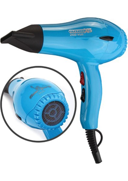 2400W Profesyonel Mavi Saç Kesim Makinesi, Güçlü ve Dayanıklı Tasarım