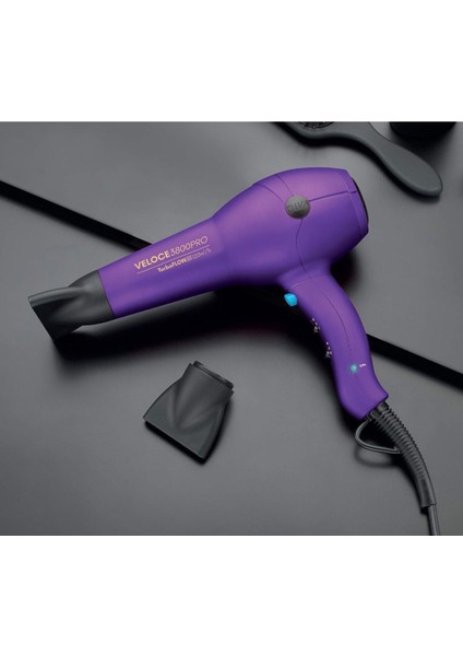 Güçlü 2200W Profesyonel Saç Kurutma Makinesi, Bakım Özellikli, Mor Renk modelleri