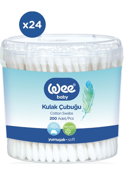 Wee Baby 200'LÜ Bebek Kulak Çubuğu (200X24 4800 Adet) modelleri