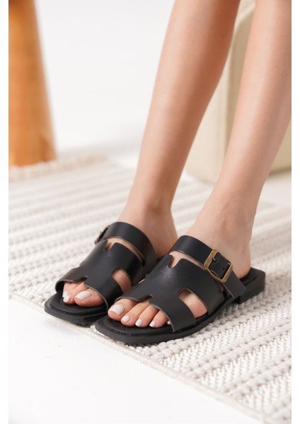 Garcia Siyah Hakiki Deri Terlik