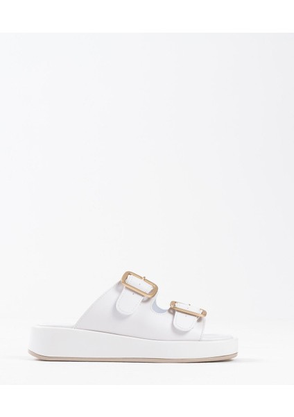 Nare Beyaz Cilt Terlik