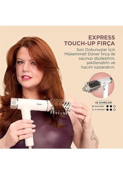 Çok Renkli 5-In-1 Havalı Saç Kurutma ve Şekillendirme Seti + Seyahat Çantası modelleri
