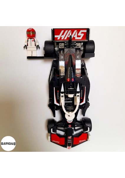 Speed Champions Formula 1 Yapım Oyuncakları - Model Araba & Minifigür Uyumlu Duvar Sergi Standı modelleri