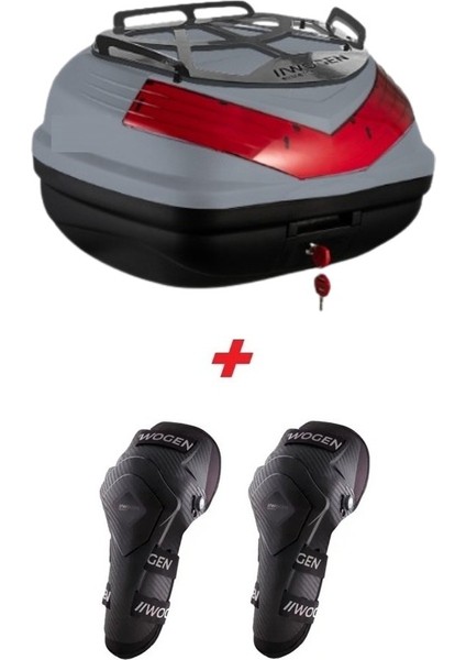 WG39 Basic Metal Bagajlı Çanta (Nardo Gri) + Karbon Dizlik Hediyeli