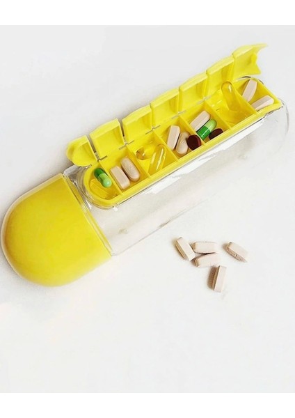 600 ml 7 günlük saklama kutulu hazneli su matarası fırsatları