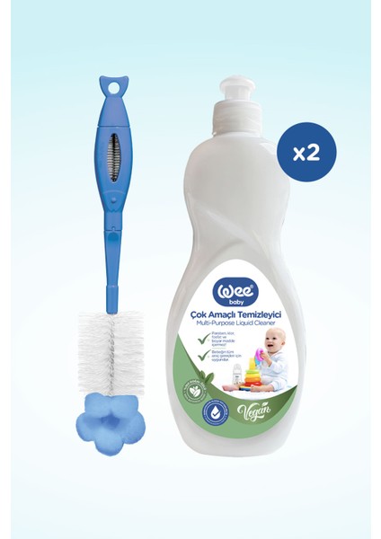 Wee Baby Biberon ve Emzik Temizleyici ve Temizleme Seti modelleri