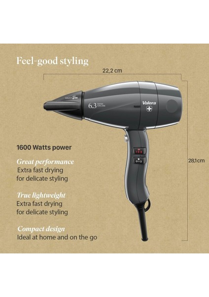 Kıvırcık Saçlar Için Difüzörlü Profesyonel ve Sessiz Saç Kurutma Makinesi, Gri modelleri