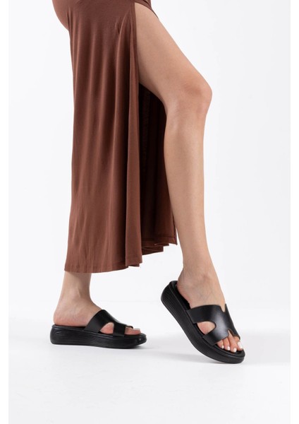 Borlina Siyah Hakiki Deri Terlik fırsatları