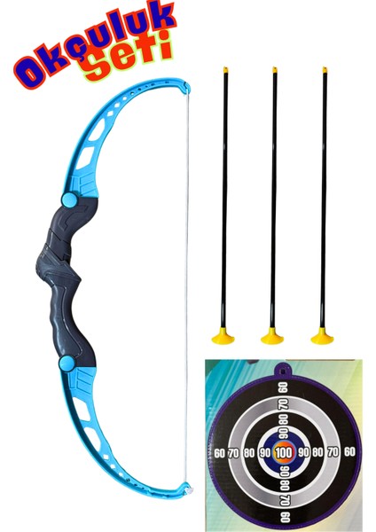 Okçuluk Seti Çocuk Okçuluk Oyunu 3 Ok ve Hedef Tahtalı Kutulu fiyatları