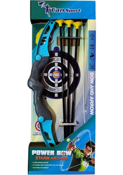 Okçuluk Seti Çocuk Okçuluk Oyunu 3 Ok ve Hedef Tahtalı Kutulu fırsatları