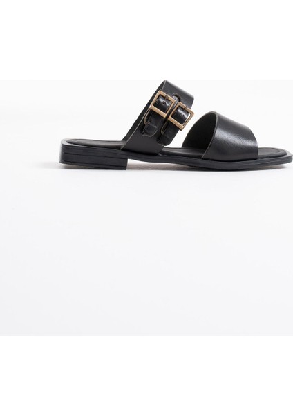 Alessi Siyah Hakiki Deri Terlik