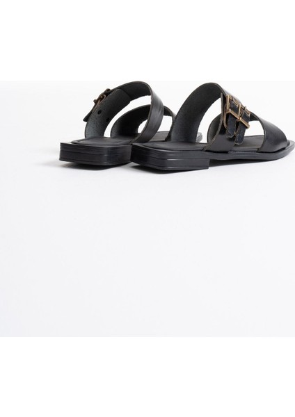 Alessi Siyah Hakiki Deri Terlik modelleri