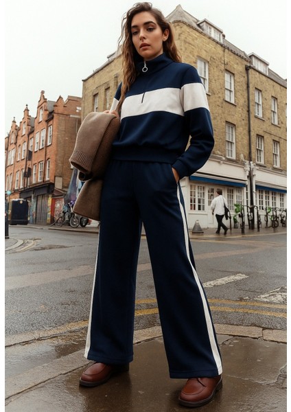 Rahat Kesim Yüksek Bel Modal Eşofman Alt Üst Takım