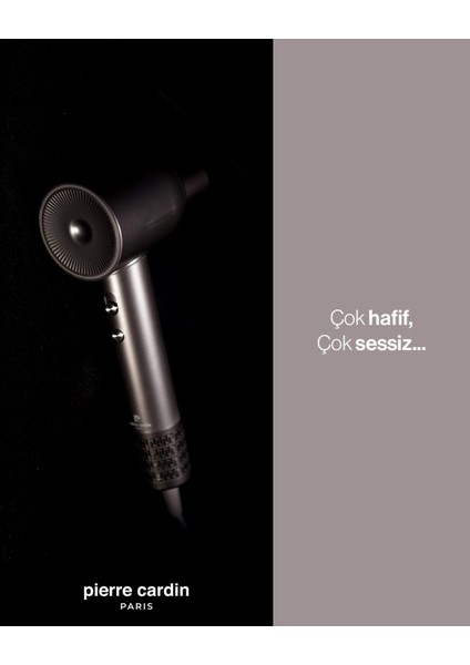 Hızlı Kurutma Saç Kurutma Makinesi, Gri, Hafif ve Güçlü, PC-K11001