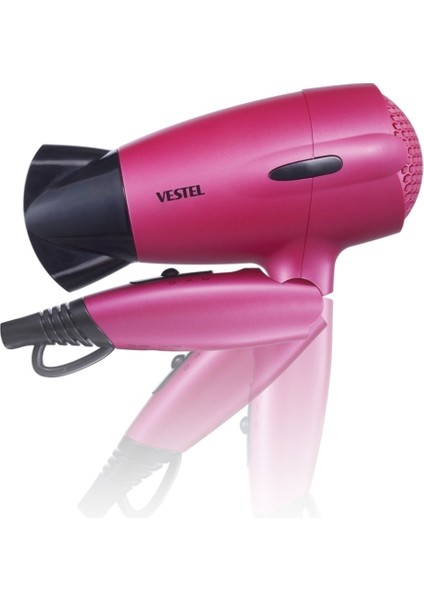Pembe Seyahat Tipi Saç Kurutma Makinesi, Hafif ve Güçlü, Pratik Kullanım indirimleri