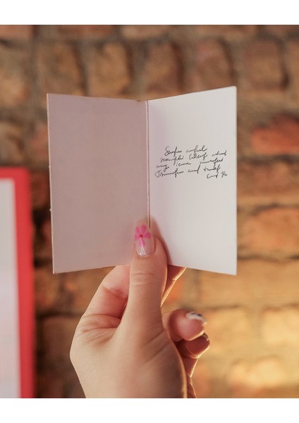 Yılbaşı Happy New Year Yazılı Hediye Kartı - Yeniyıl Tebrik & Not Kartı, 25 Adet, Kırmızı, 5 x 8 cm indirimleri