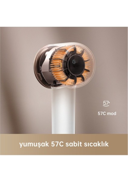 1100 W Saç Kurutma Makinesi, Beyaz, LED Gösterge, 2 Yıl Garanti