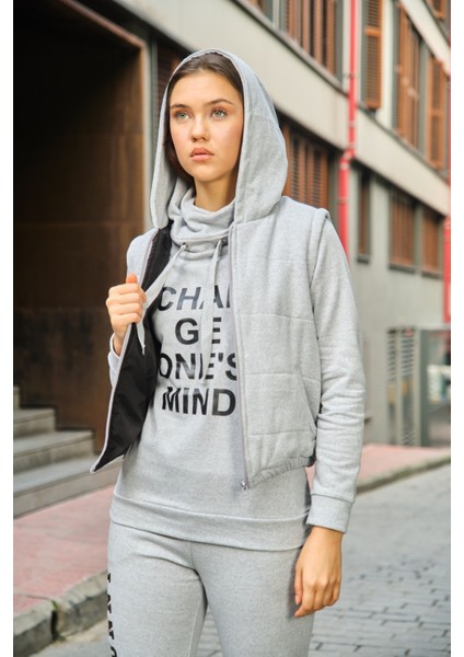 Kışlık Sevgili Kombini Üçlü Kadın Takım