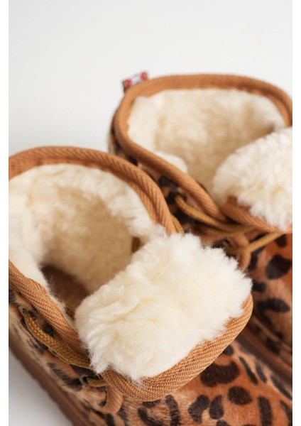 Daria Kadın Kışlık Leopar Desen Içi Kürklü Bot fiyatları