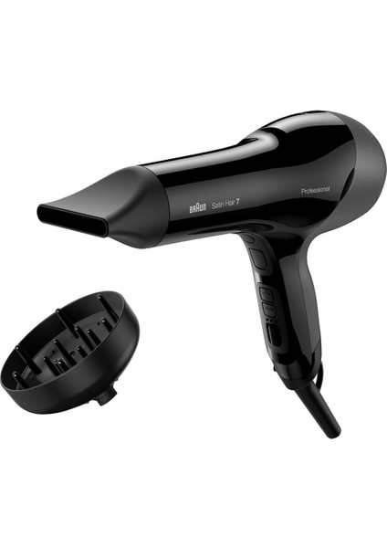 2000W Siyah Saç Kurutma Makinesi, Hızlı ve Güçlü Kurutma Sağlar