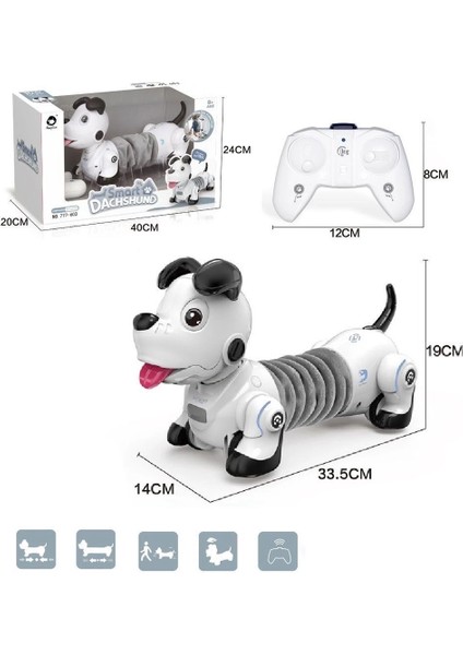 GL-777-603 Uzaktan Kumandalı Işıklı ve Sesli Sevimli Akıllı Köpek