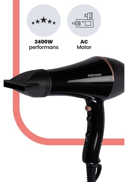 Siyah Profesyonel Turbo Ultra Ince Saç Kurutma Fön Makinesi ve Difüzör Başlık modelleri