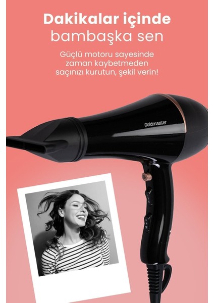 Siyah Profesyonel Turbo Ultra Ince Saç Kurutma Fön Makinesi ve Difüzör Başlık indirimleri