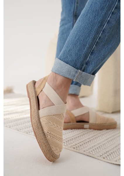 Rosa Kadın Bej Espadril Ayakkabı fırsatları