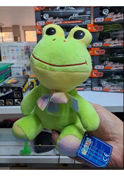 Oyuncak Peluş Sevimli Uyku Arkadaşı Kurbağa 20 cm
