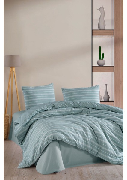 Stripe Saten (King Size) Nevresim Takım