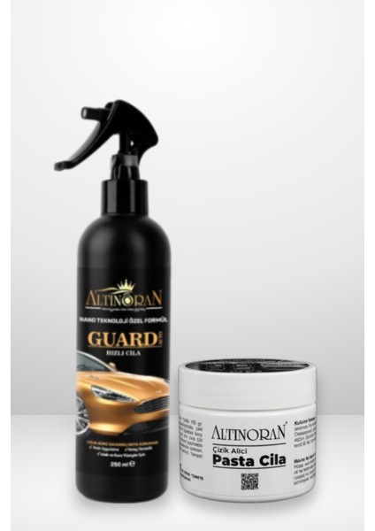 Çizik Giderme ve Hızlı Cila Seti (Pasta Cila 150GR + Guard Hızlı Cila 250ML)