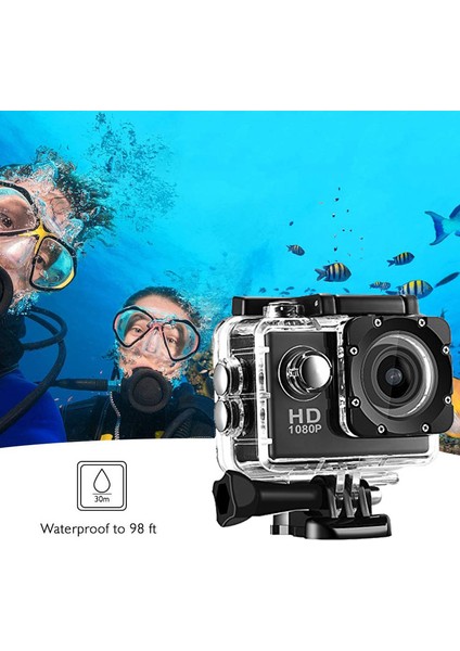 1080P Su Geçirmez Aksiyon Kamera Motosiklet,araç,bisiklet Uyumludur Uygulama Mevcuttur modelleri