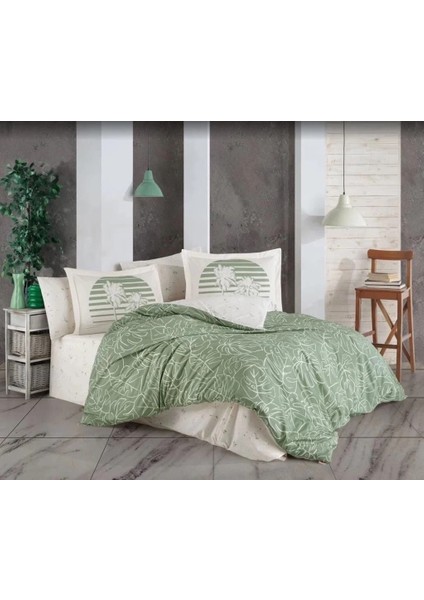 Hobby Çift Kişilik Ranforce Nevresim Takımı Eva Yeşil fiyatları